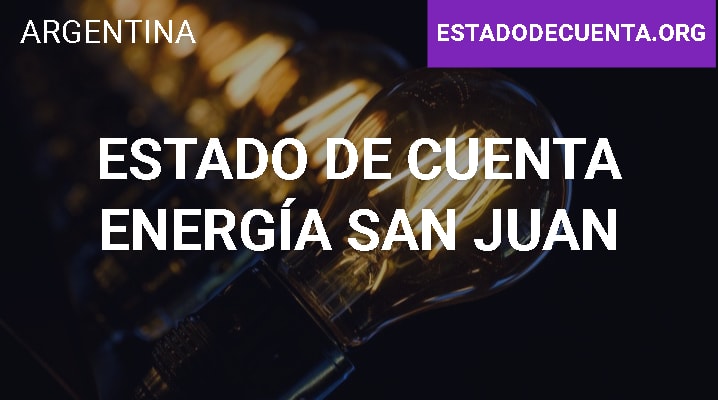 Estado de Cuenta Energia San Juan