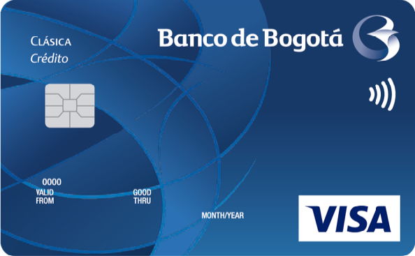 Tarjeta del Banco de Bogotá